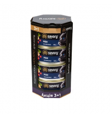 Корм для котів консерва Сейвори SAVORY риба  100 г набор 3+1 032725