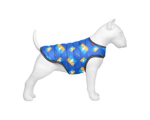 Куртка-накидка для собак Waudog Clothes Прапор  M, А 37 см, B 52-62 см, С 36-47 см  Collar