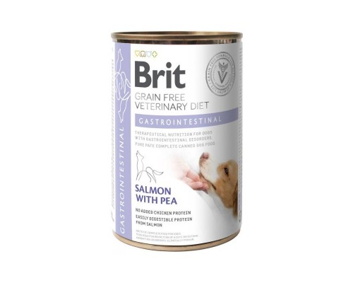 Корм Brit VetDiets консервований для собак для шлунково кишкового тракту Бріт Вет Даєтс Кет Гастроінтестінал 400г арт.100287																