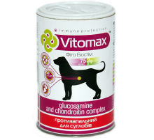 Таблетки для собак Vitomax Фито Биостим витаминный противовоспалительный комплекс с глюкозамином и хондроитином №75 Vitomax
