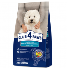Сухой корм для собак малых пород Adult Small Breeds Lamb and Rice с ягненком и рисом 2 кг Клуб 4 лапы