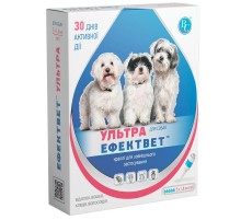 Капли на холку для собак Эффектвет Ультра 1 мл от блох вшей клещей и власоедов №5 Ветсинтез