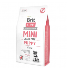Корм для щенков Брит Brit Care GF Mini Puppy миниатюрных пород, с ягненком 2 кг