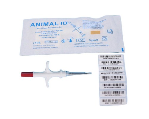Микрочип Animal ID mini с аппликатором 1,4*8 мм Китай