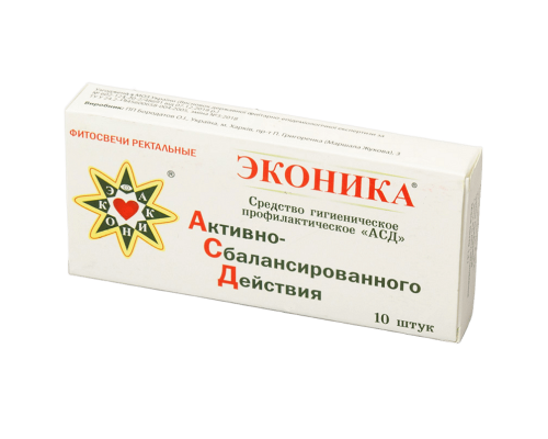 Фитосвечи Эконика АСД для восстановления защитных функций организма №10 Эконика