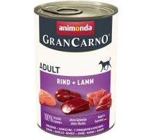 Корм для взрослых собак GranCarno Adult Beef and Lamb с говядиной и ягненком 800 г Animonda