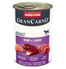 Корм для собак Амонд GranCarno Adult Beef + Lamb консорва з яловичиною та ягням 800 г
