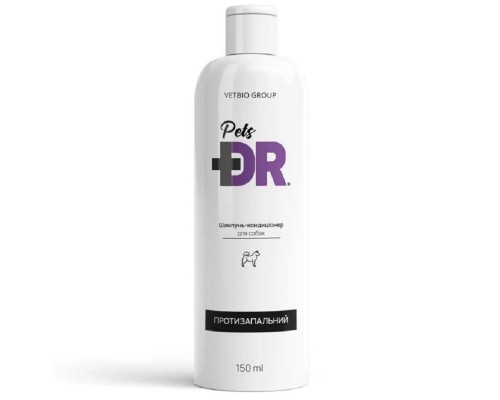 Шампунь-кондиціонер Dr. Pets протизапальний 150 мл для собак Ветбіо 8002