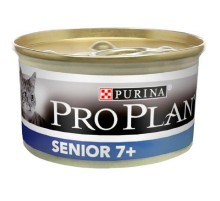 Корм для взрослых котов Senior 7+ Longevis мусс с тунцом 85 г Purina Pro Plan