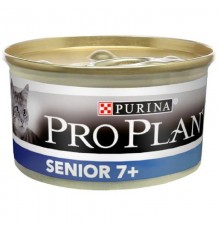 Корм для взрослых котов Senior 7+ Longevis мусс с тунцом 85 г Purina Pro Plan