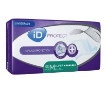 Пелюшки гігієнічні одноразові M Super 60 * 60 см №30 iD Protect