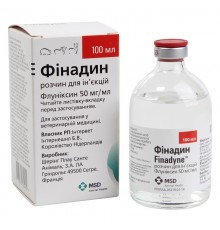 Раствор для инъекций Финадин нестероидное противовоспалительное средство 100 мл MSD Animal Health