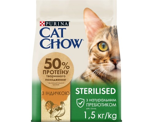 Сухой корм для стерилизованых котов  Special Care Sterilized Cat Turkey с индейкой 1,5 кг Purina