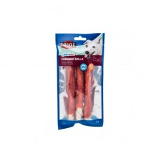 Палочка  для чистки зубов Denta Fun натуральная кожа 14см 140г 3шт/уп Trixie 31373