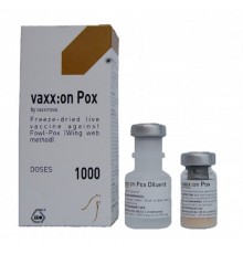Вакцина vaxx:on POX с растворителем против оспы птицы Vaxxinova