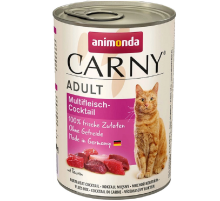 Корм д\котов Амонд Carny Adult Multi Meat Cocktail консервований мультим'ясний коктейль 400 г AM-83718