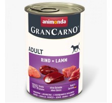 Корм для собак GranCarno Adult Beef and Lamb с говядиной и ягненком 400 г Animonda