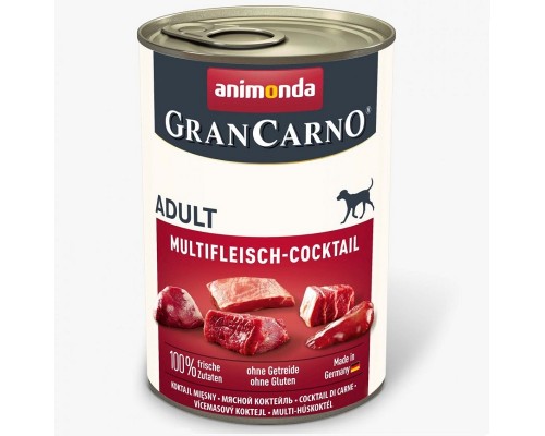 Корм д\собак Амонд  GranCarno Adult Multi Meat Cocktail консервований мультим'ясний коктейль 800 г AM-82739