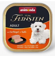 Корм д/собак Амонд Vom Feinsten Adult with Poultry + Veal консервований  з птицею та телятиною 150 г AM-82610