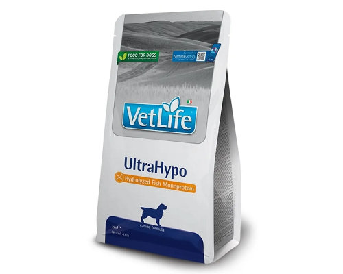 Сухий корм для собак  Farmina Vet Life UltraHypo дієтичне харчування для зменшення непереносимості інгредієнтів та поживних речовин 2 кг