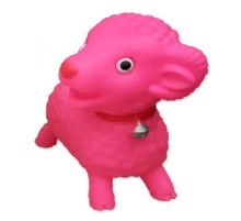 Игрушка резиновая Козлик розовый 15*15*6,5 см Китай