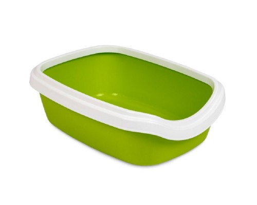 Туалет для котів та кішок M 41х30х13.5 лайм Comfort