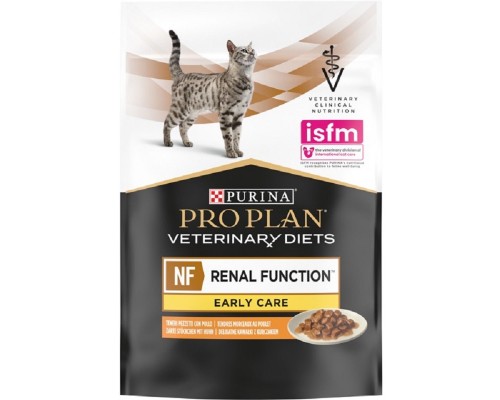 Корм для котів Проплан Proplan Veterinary Diets NF Renal  Early Care Function Early Care при патології нирок курка пауч 85 г