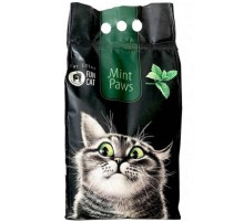 Наполнитель для кошачьего туалета Mint Paws зерновой с ароматом мяты 5 л 2,8 кг Fun Cat