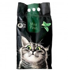 Наполнитель для кошачьего туалета Mint Paws зерновой с ароматом мяты 5 л 2,8 кг Fun Cat