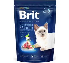 Сухой корм для стерилизованых котов Cat Sterilized Lamb с ягненком 1,5 кг Brit Premium