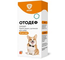Капли для собак Отодеф для лечения ушных инфекций 10 мл Медипромтек