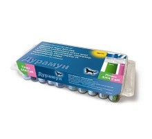 Вакцина  Дурамун плюс 5L4 Cv-K для собак 2 флакона 1 доза  Zoetis