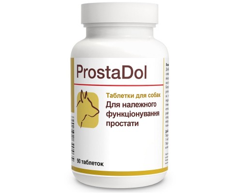 Таблетки для собак ProstaDol для поддержания здоровья простаты №90  Dolfos
