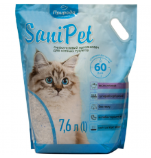 Наполнитель для кошачьих туалетов Sani Pet силикагелевый 7.6 л Природа