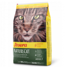 Сухой корм для котов NatureCat с мясом птицы и лосося для чувствительного пищеварения 400 г Josera