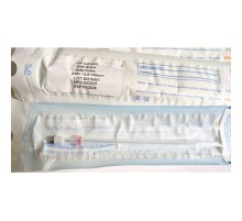 Катетер уретральний для котов с стилетом боковые отверстия 2.5FR-0.8×100 мм 4028