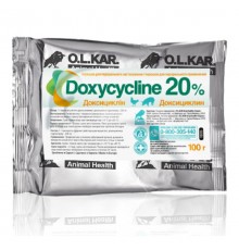 Доксициклін 20% порошок 100 г O.L.KAR