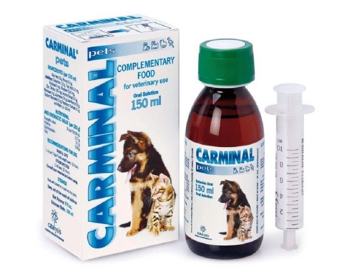 Раствор Karminal pets для собак и котов при расстройствах пищеварения 150 мл Ronipharm