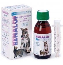Раствор для собак и кошек Renalof pets для здоровья мочевыделительной системы 150 мл Ronipharm