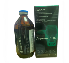 Раствор для инъекций Дорамек ЛА 1% 500 мл Agrovetmarket
