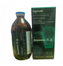 Раствор для инъекций Дорамек ЛА 1% 500 мл Agrovetmarket