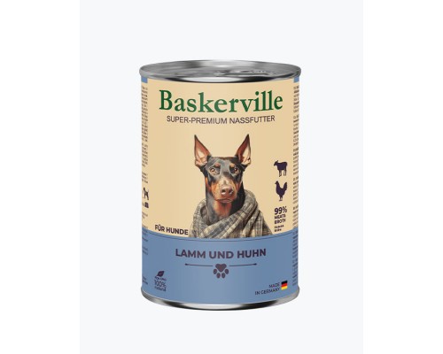 Корм для собак Ягня та півень 800 г Baskerville
