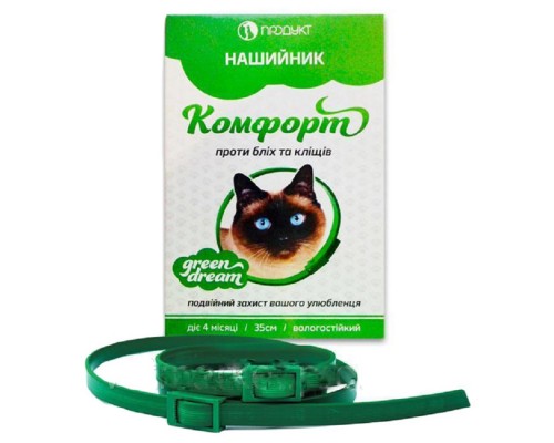 Комфорт Грин Дрим ошейник для кошек Продукт