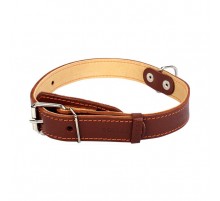 Ошейник CoLLar с синтепоном коричневый 14 мм х 27-35 см 00086