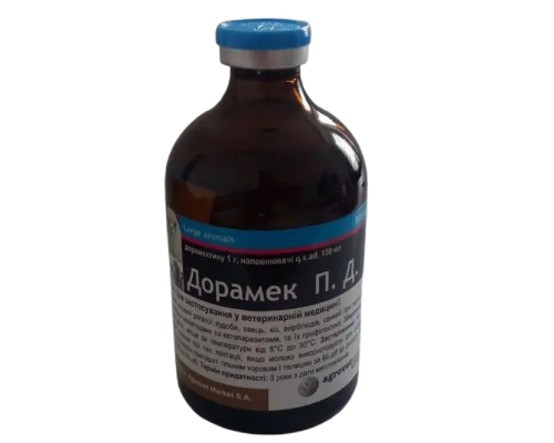 Дорамек ЛА 1% 100 мл дорамектін аналог дектомакс Перу
