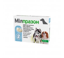 Милпразон для щенков и собак до 5 кг (4 таблетки) KRKA