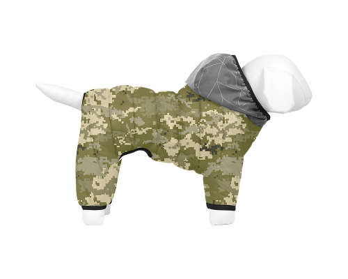 Комбінезон для собак WauDog Clothes Мілітарі M45, В 57-60 см, С 41-44 см Collar
