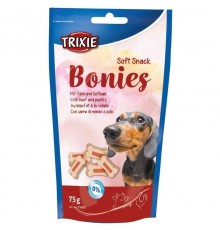 Ласощі для собак Bonies яловичина, індичка 75гр 31491