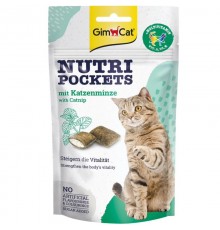 Лакомство для котов Nutri Pockets Catnip and Multi-Vitamin с кошачьей мятой и витаминами 60 г GimCat
