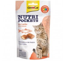 Лакомство д/кот Nutri Pockets  Лосось+Омега 3+6 60г G-419299/400730 GimCat